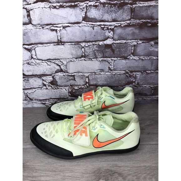 Nike Zoom Rotational 6 Barely Volt Hyper Green Mesh Orange Shoes Men 12M US/46EU - Picture 15 of 16